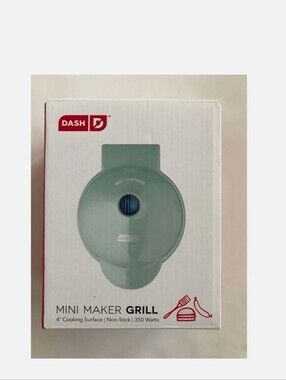 "Dash" Mini Teal Maker Grill New Saw